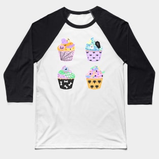 Halloween Cupcakes Baseball T-Shirt